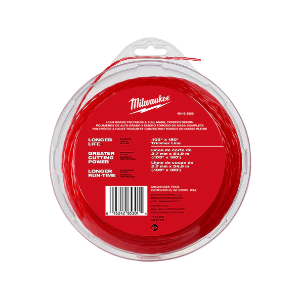 Milwaukee 2.7 mm x 55 m Trimmer Line - 49162800