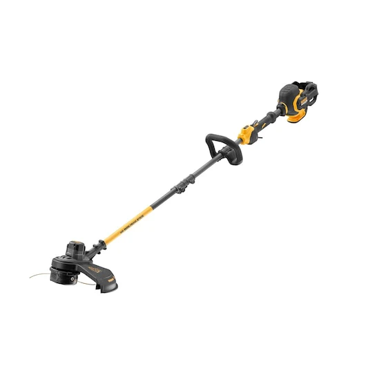 Dewalt 54V XR FLEXVOLT Split Shaft Line Trimmer– Bare Unit High Efficiency Brushless Motor, 2 Speed 0-5,600/0-6,600 RPM. 380mm Cutting Width. 2mm Line Diameter. Dual Switch. Padded AUX Secondary Handle - DCM5713N-XE