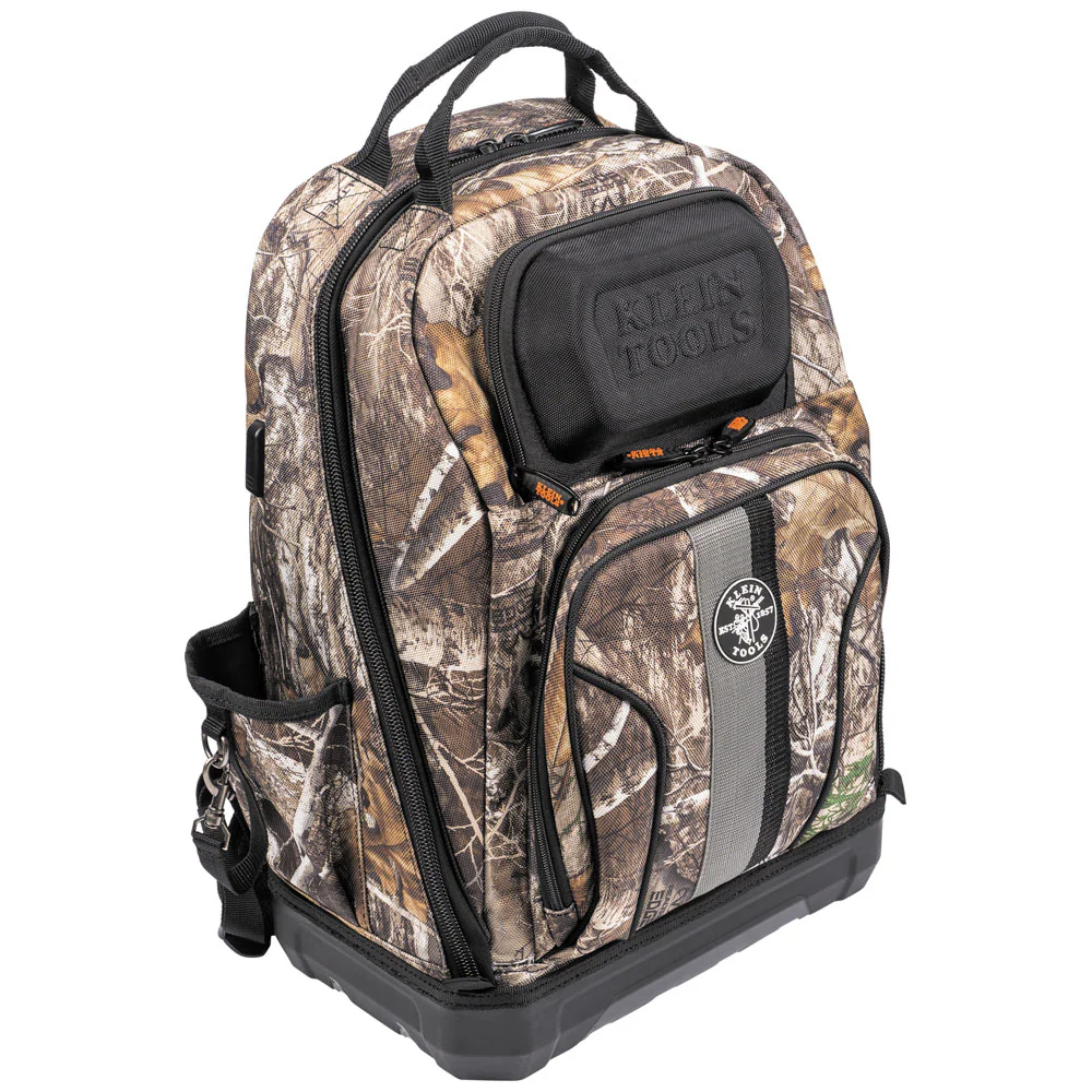 Klein 62800BPCAMO Tradesman Pro™ XL Tool Bag Backpack, 40 Pockets, Camo - Image Tradesman Pro™ XL Tool Bag Backpack, 40 Pockets, Camo