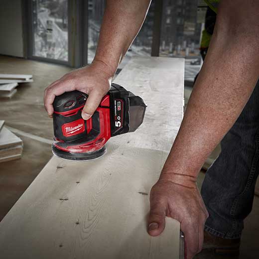 Milwaukee M18™ Random Orbital Sander (Tool Only) - M18BOS125-0 - Image 5