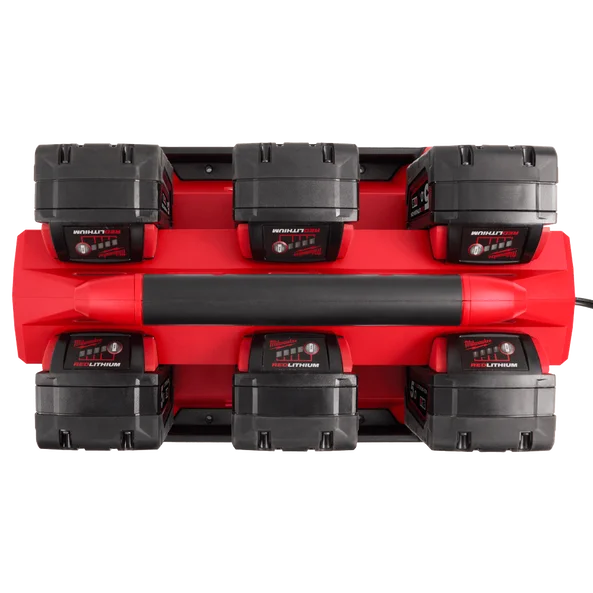 Milwaukee M18™ 6 Bay PACKOUT™ Rapid Charger (Tool Only) - M18PC6 - Image 12