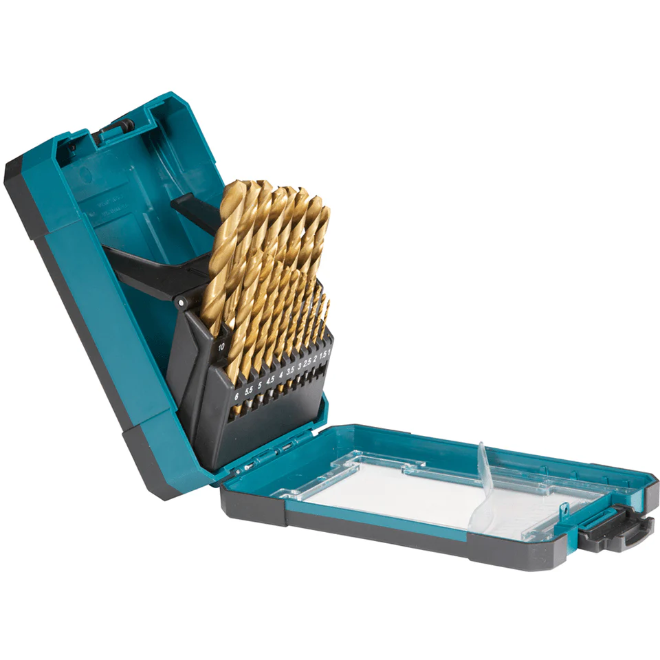 Makita 19 Piece Assorted Economy HSS-TiN 1-10mm Drill Bits Set -D-72229 HALF PRICE - Image 3