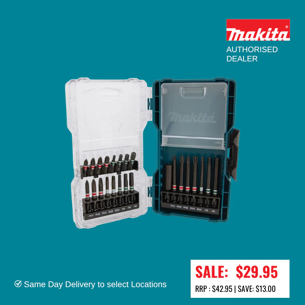 MAKITA 24 Piece Combination Screwdriver Bit Set E-12619