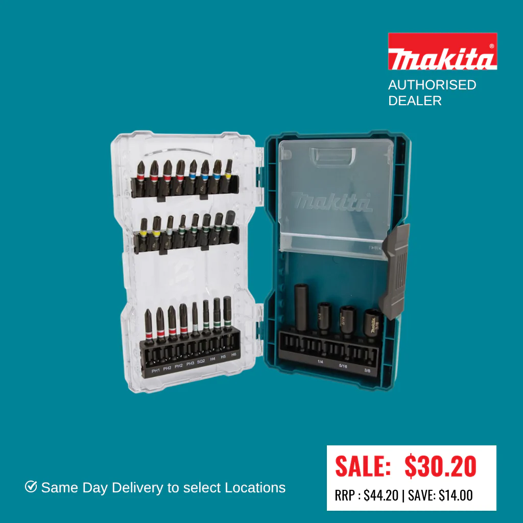 Makita 28pce Impact Driver Bit Set E-12625