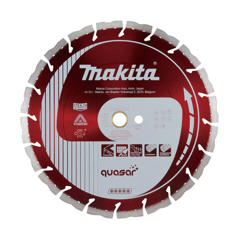 Makita 350mm x 25.4/20mm - 3DDG DIAMOND BLADE SEGMENTED - QUASAR B-15877