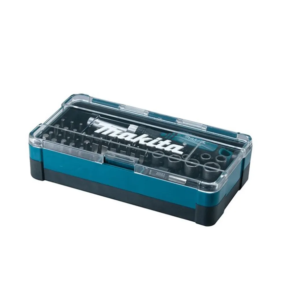 MAKITA 47 pce Sockets & Ratchets Screwdriver Bit Set B-46224 - Image 3