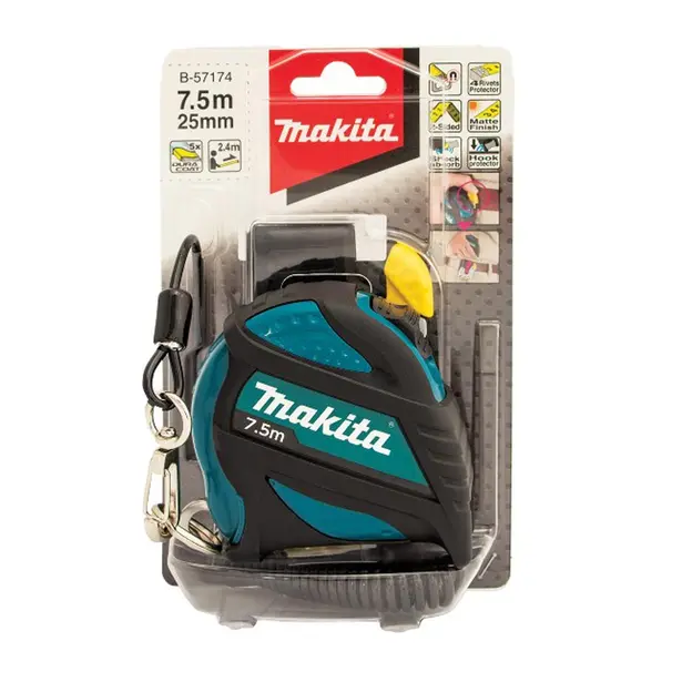 MAKITA 7.5M Maktape Heavy Duty 1Pc With Holder/Cord B-57174 - Image 4