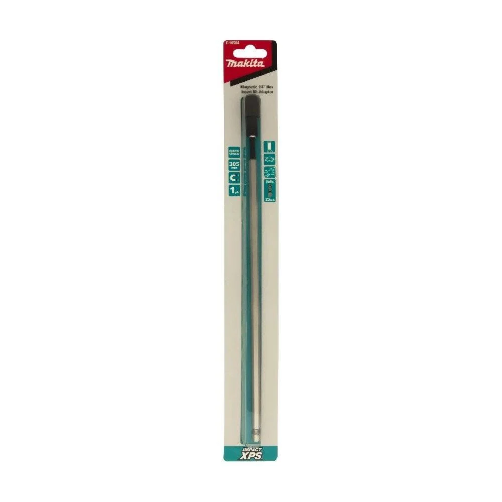Makita Impact XPS 300mm 1/4" extension quick chuck with magnet E-19196 - Image 2