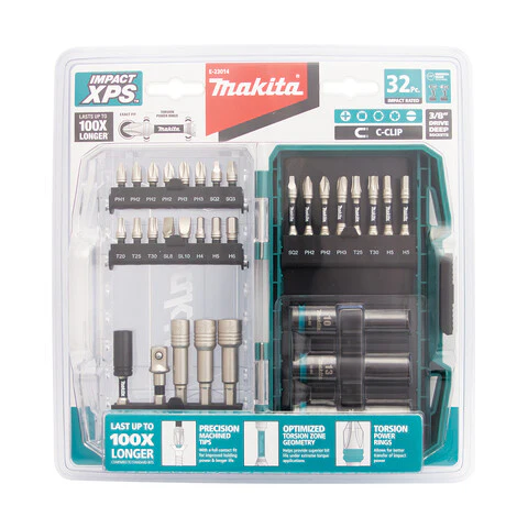 Makita IMPACT XPS DRIVER BIT & 3/8 DEEP SOCKET SET 32pc E-23014