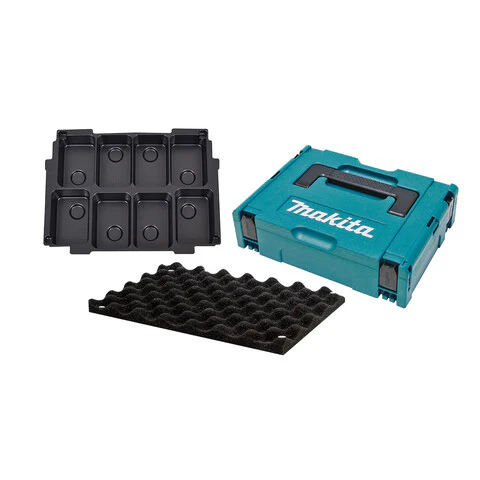 Makita MAKPAC CONNECTOR CASE 1 / 8 x 18V BATTERY STORAGE MAKPAC115 - Image 2