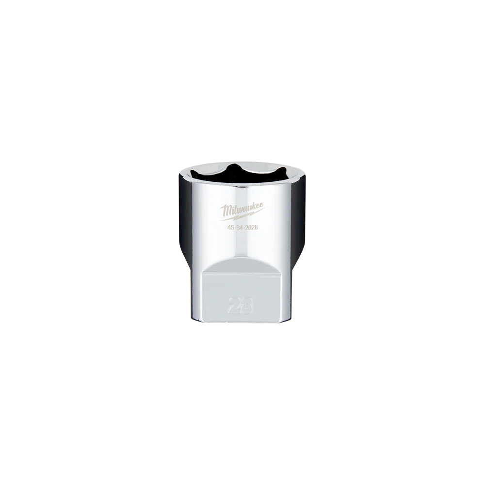 Milwaukee 1/2" Drive Socket Metric Standard 28mm - 45342028