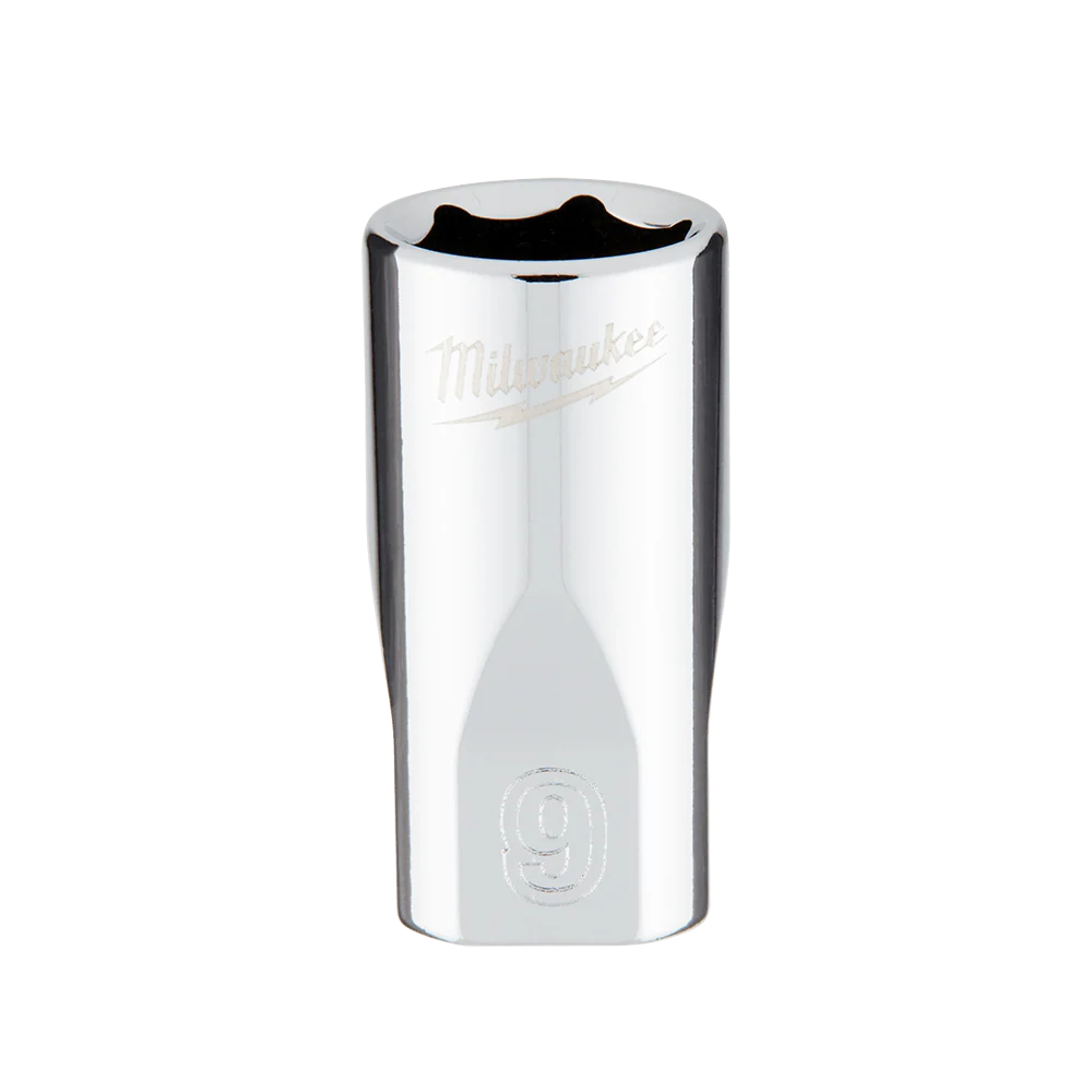 Milwaukee 1/4" Drive Socket Metric Standard 9mm - 45349035