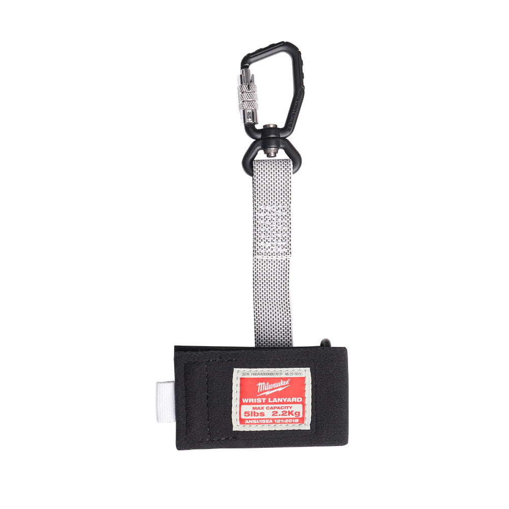 Milwaukee 2.2kg (5lb) Wrist Lanyard with Locking Quick Connect 1 Pack - 48228835