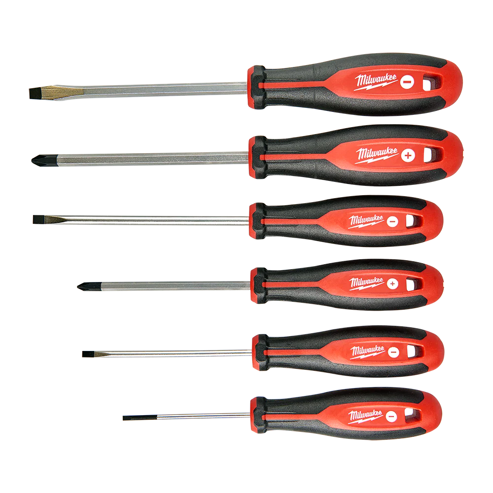 Milwaukee 6 Piece Screwdriver Set - 4932471807