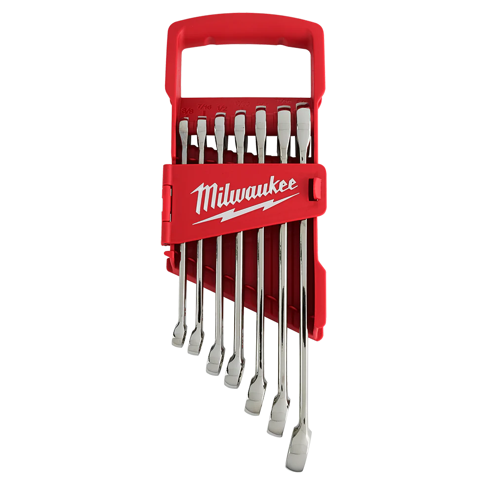 Milwaukee 7pc Combination Wrench Set - SAE - 48229407