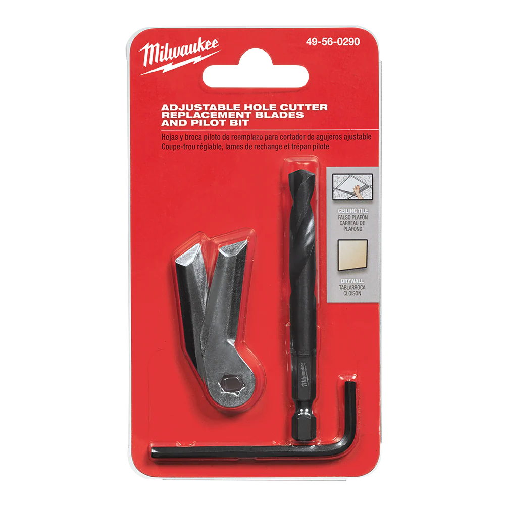 Milwaukee Adjustable Hole Cutter Blade & Pilot Set - 49560290