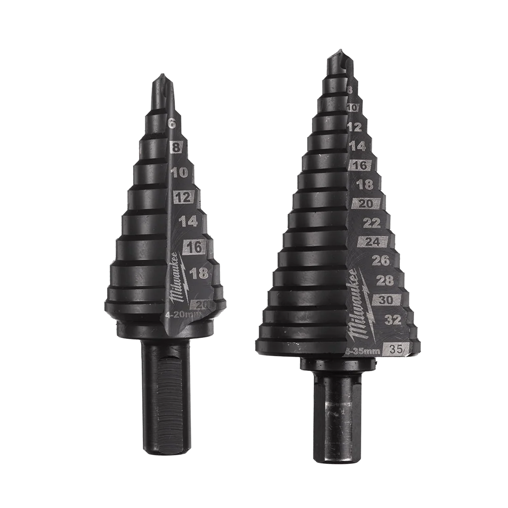 Milwaukee Cobalt AlCrN Step Drill Bit Set
(1) 4-20mm, (1) 6-35mm - 48899398
