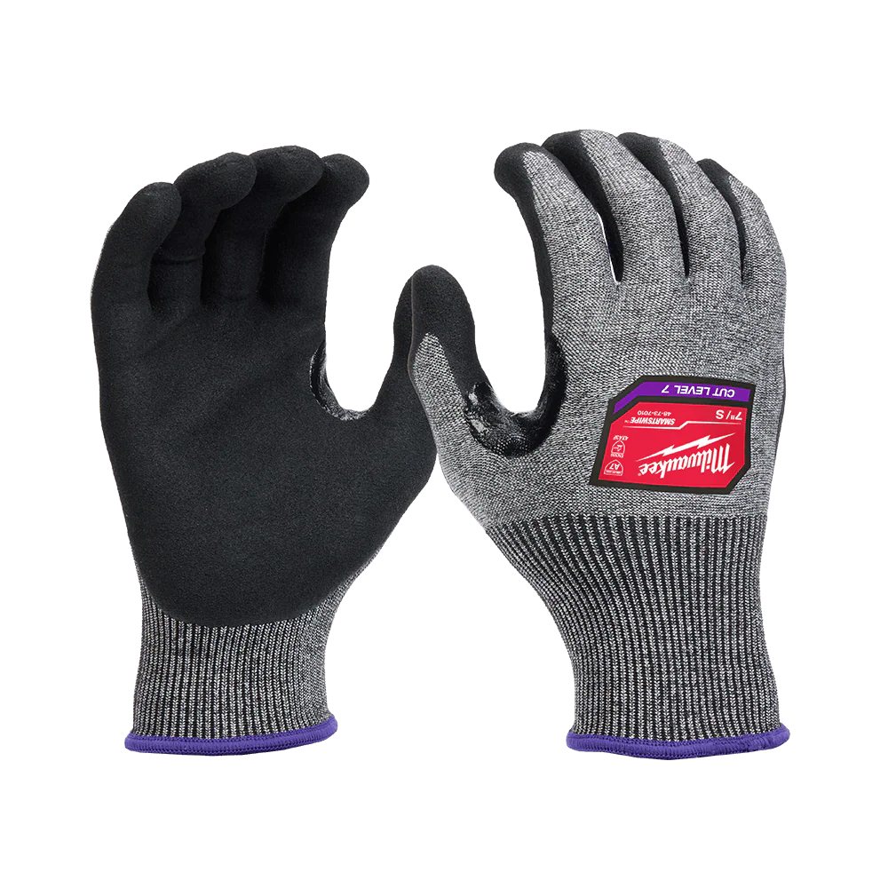 Milwaukee Cut 7(F) High Dexterity Nitrile Dipped Gloves 1 Pack - XXL - 48737014