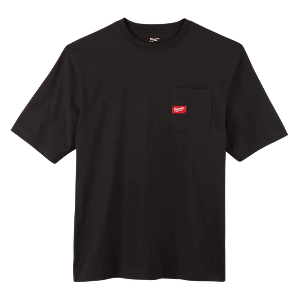 Milwaukee Heavy Duty Pocket Tee Short Sleeve Black 601B - Image 3