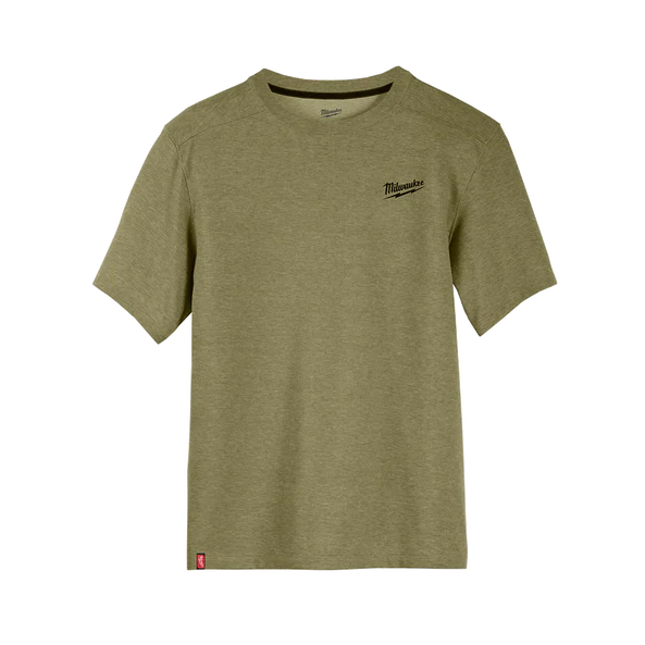 Milwaukee Hybrid Work Tee Short Sleeve Green 603GN - Image 3
