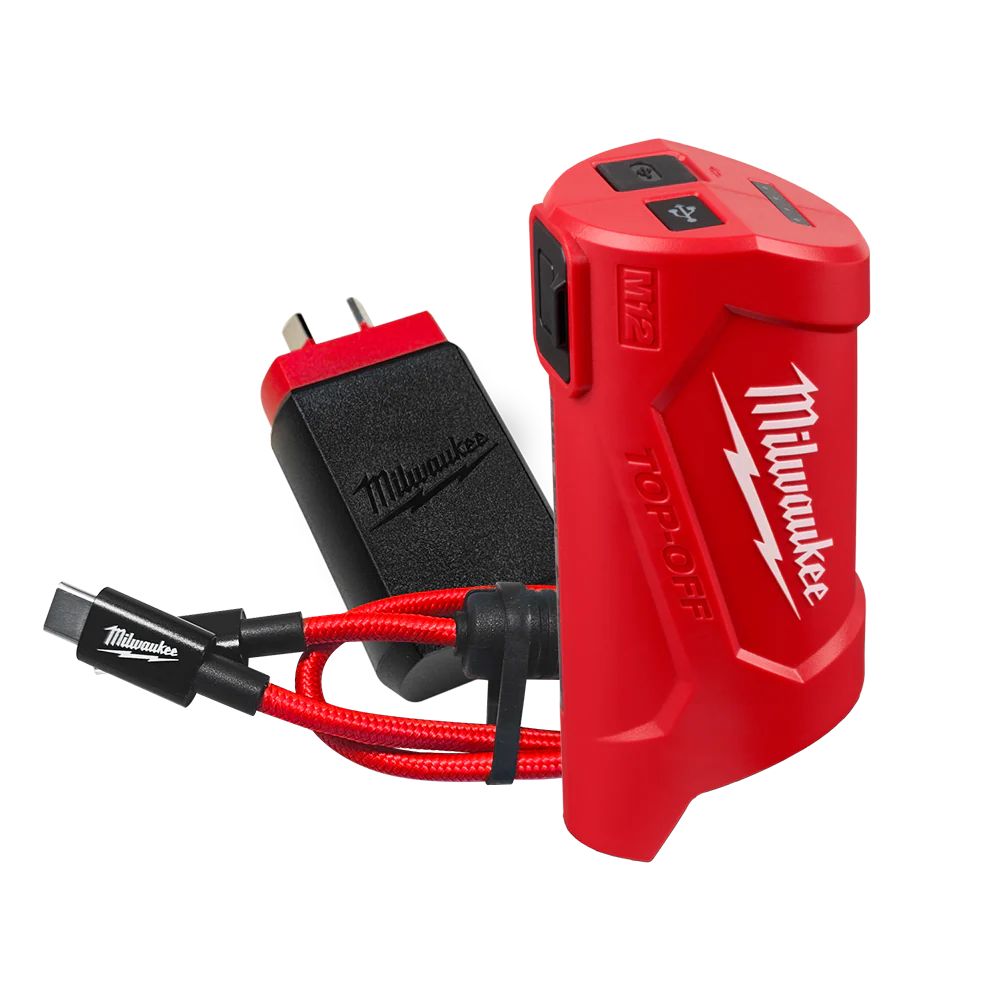 Milwaukee M12™ USB-C Travel Charger - M12TC20