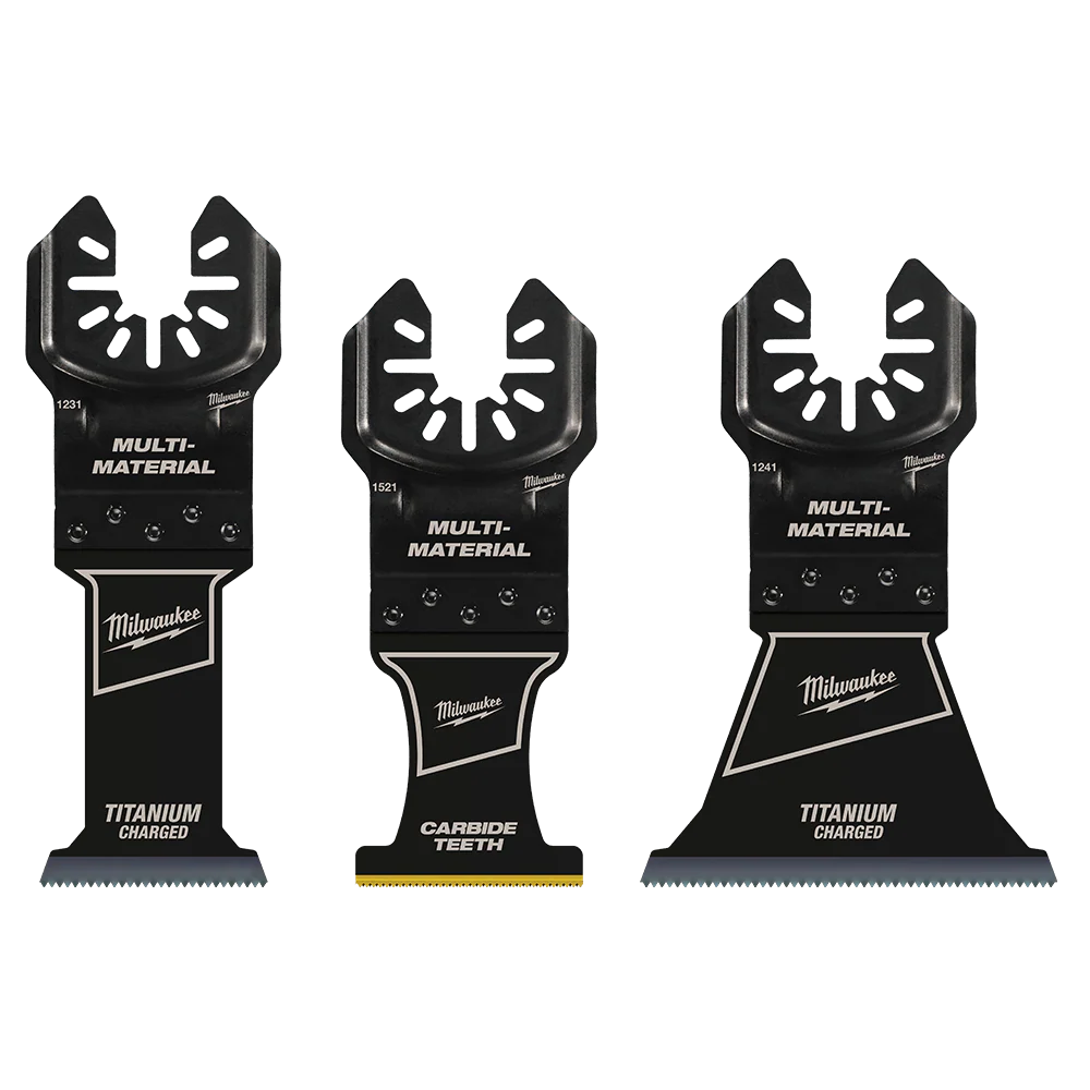 Milwaukee Open-Lok™ 3PC Multi-Material Multi Tool Blade Variety Pack - 49109005