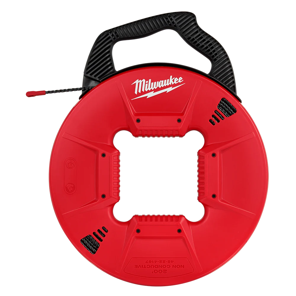 Milwaukee Polyester Fish Tape Plastic Tip 60m (200ft) - 48224167
