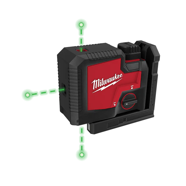 Milwaukee REDLITHIUM™ USB Rechargeable 3 Point Laser Kit (1x 3.0Ah, Case) - L43PL-301C - Image 3