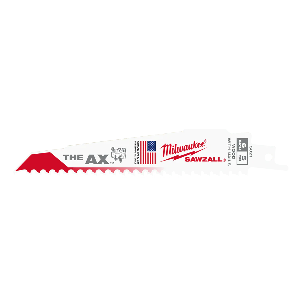 Milwaukee SAWZALL™ The AX™ 230mm 9" 5TPI Blade 25 Pack - 48008026