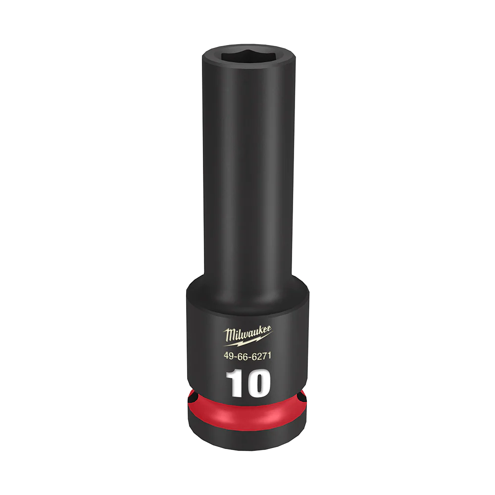Milwaukee SHOCKWAVE™ 1/2" Drive 10mm Deep 6 Point Impact Socket - 49666271