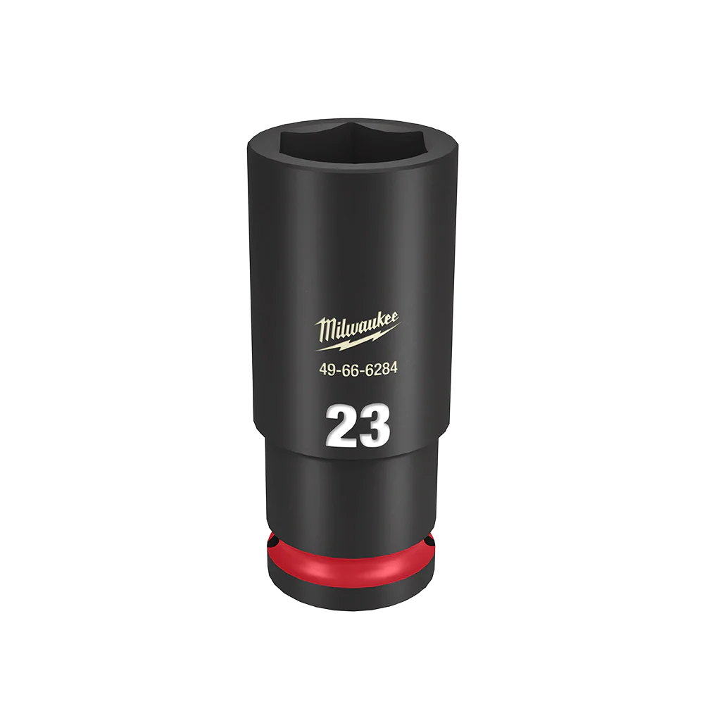 Milwaukee SHOCKWAVE™ 1/2" Drive 23mm Deep 6 Point Impact Socket - 49666284