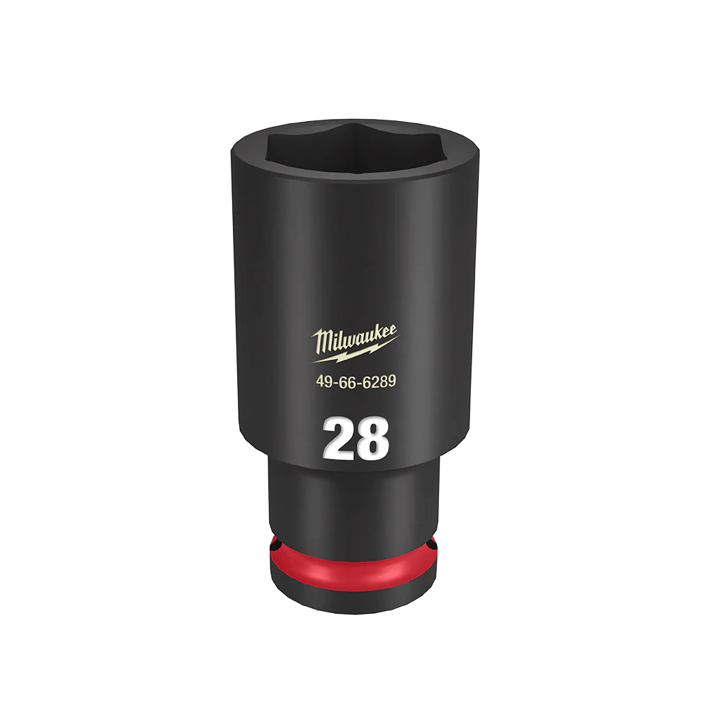 Milwaukee SHOCKWAVE™ 1/2" Drive 28mm Deep 6 Point Impact Socket - 49666289