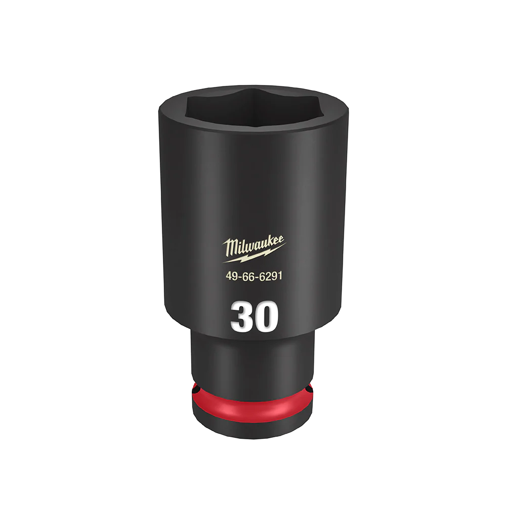 Milwaukee SHOCKWAVE™ 1/2" Drive 30mm Deep 6 Point Impact Socket - 49666291