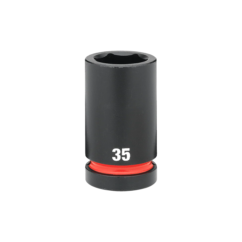 Milwaukee SHOCKWAVE™ 1" Drive 35mm Deep 6 Point Impact Socket - 49666629