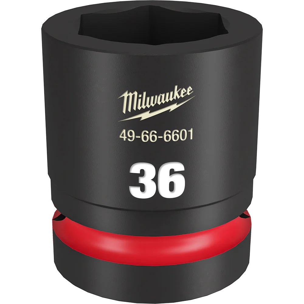 Milwaukee SHOCKWAVE™ 1" Drive 36mm Standard 6 Point Impact Socket - 49666601