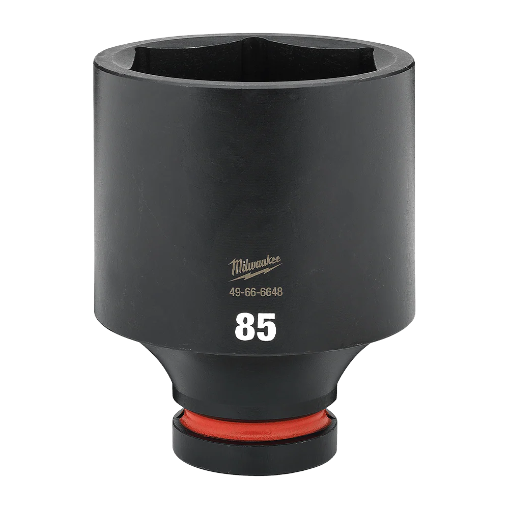 Milwaukee SHOCKWAVE™ 1" Drive 85mm Deep 6 Point Impact Socket - 49666648