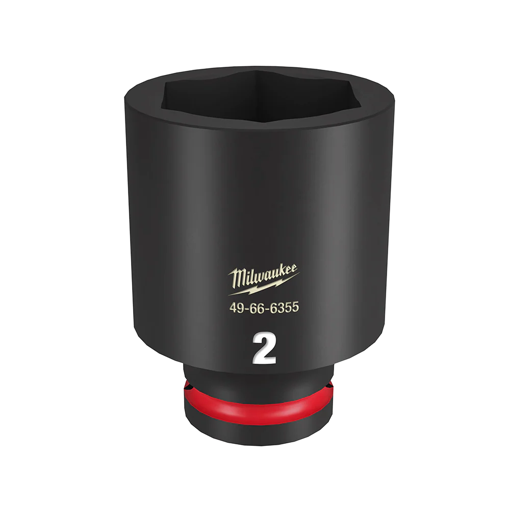 Milwaukee SHOCKWAVE™ 3/4" Drive 2" Deep 6 Point Impact Socket - 49666355