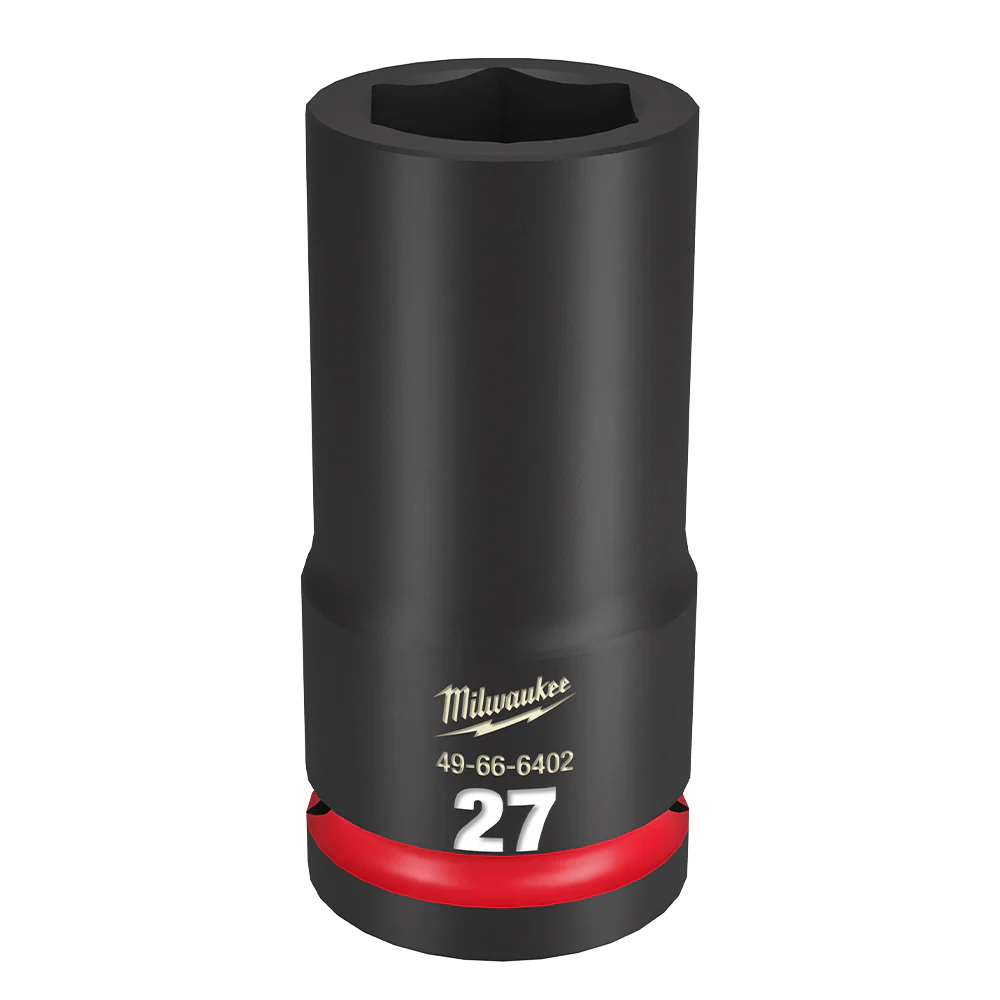 Milwaukee SHOCKWAVE™ 3/4" Drive 27mm Deep 6 Point Impact Socket - 49666402