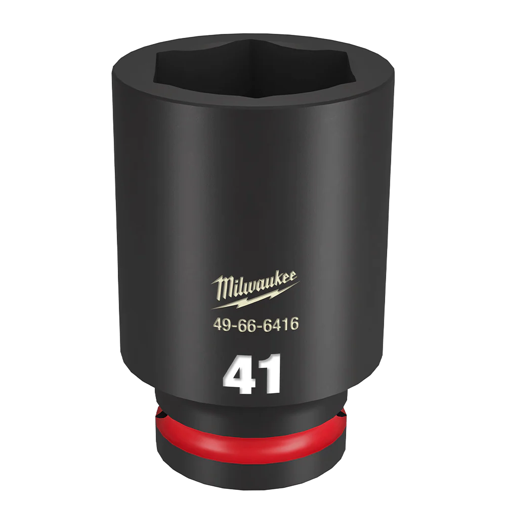 Milwaukee SHOCKWAVE™ 3/4" Drive 41mm Deep 6 Point Impact Socket - 49666416