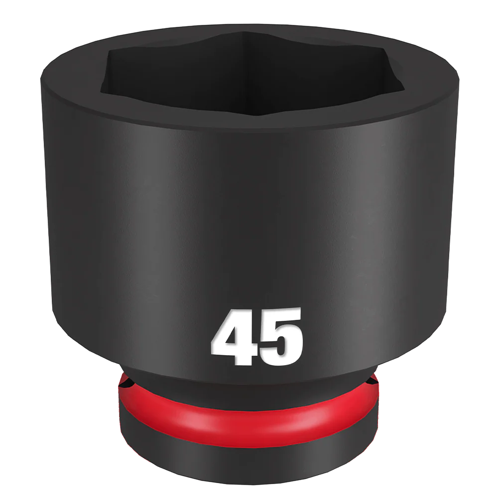 Milwaukee SHOCKWAVE™ 3/4" Drive 45mm Standard 6 Point Impact Socket - 49666383