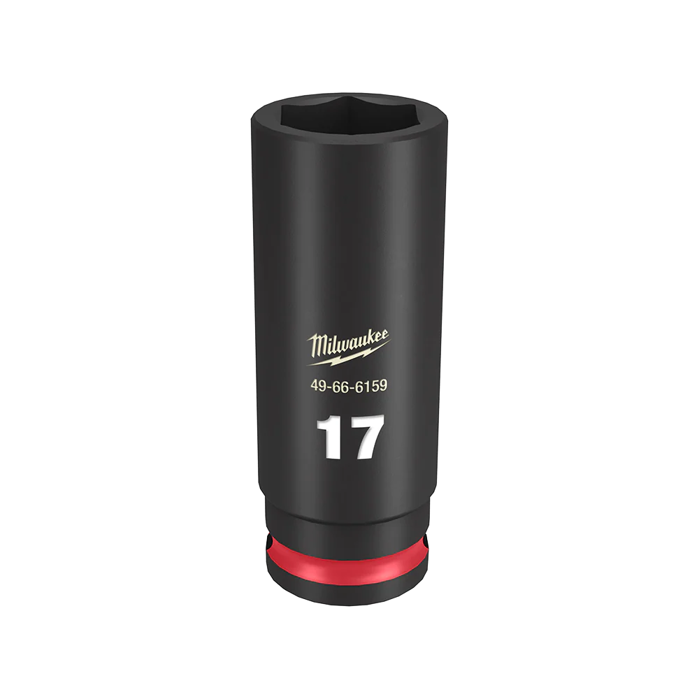 Milwaukee SHOCKWAVE™ 3/8" Drive 17mm Deep 6 Point Impact Socket - 49666159