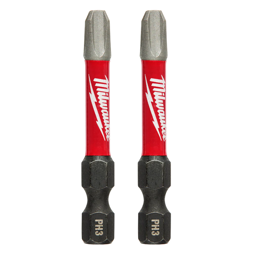 Milwaukee SHOCKWAVE™ Power Bit Phillips #3 50mm (2") 2pk - 48324963