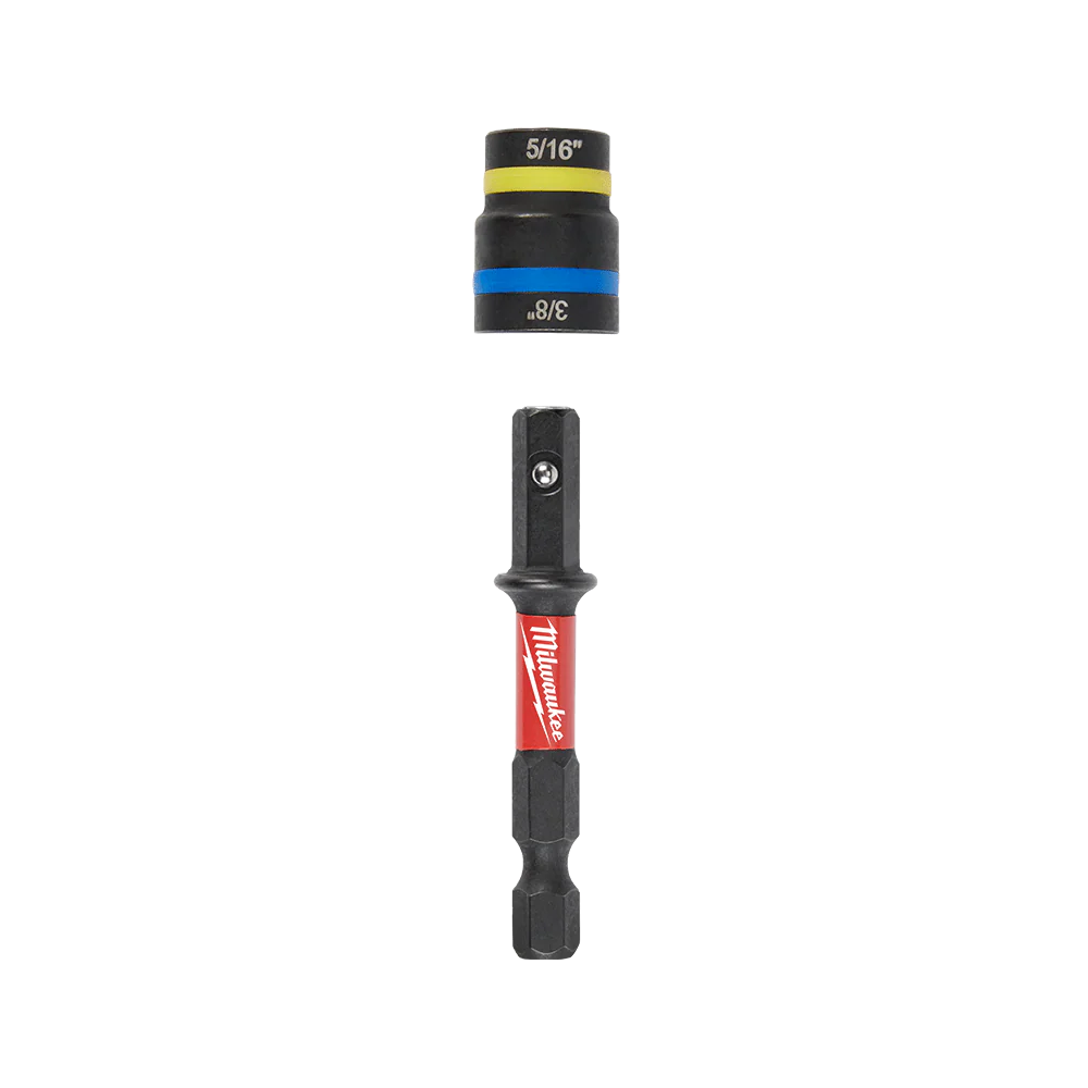 Milwaukee SHOCKWAVE™ QUIK-CLEAR 2-in-1 Magnetic Nut Driver 5/16” and 3/8” - 49664544
