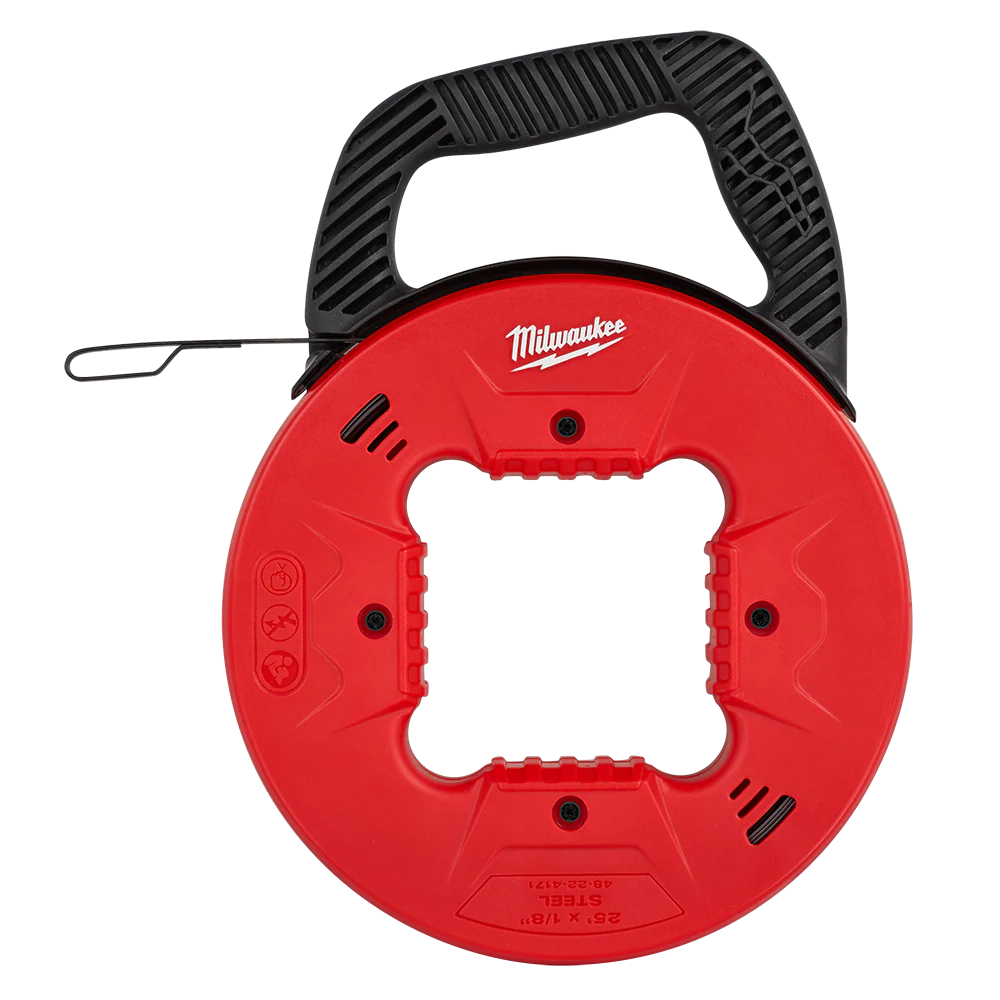 Milwaukee Steel Fish Tape 3.2mm  - 7.5m (25ft) - 48224171
