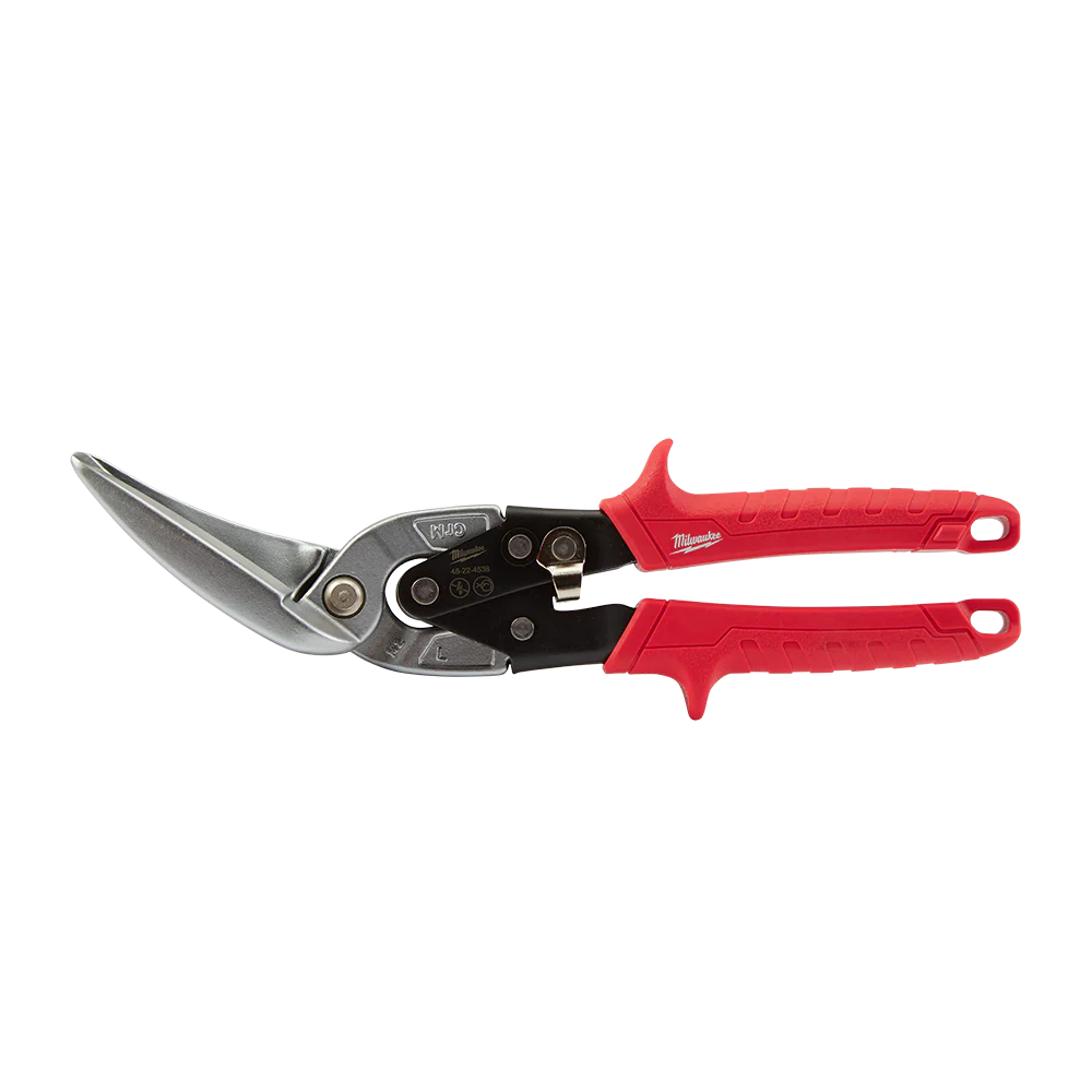 Milwaukee Tin Snips Offset Long CutLeft  - 48224538