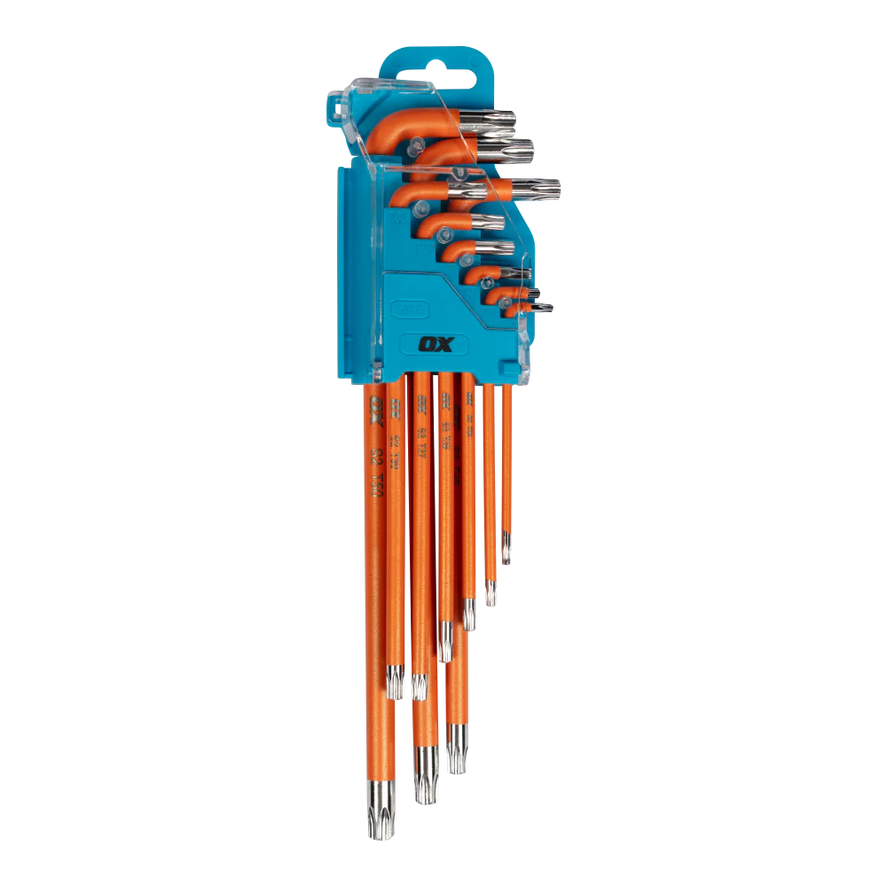 OX Pro Tamperproof Torx Key Long 9pc Set OX-P322709