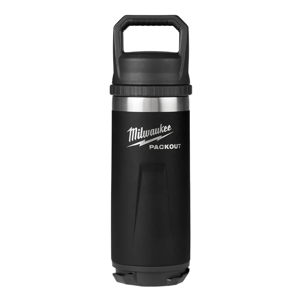 Milwaukee PACKOUT™ Bottle 532ml (18oz) Chug Lid Black - 48228382B