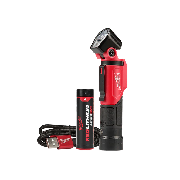 Milwaukee REDLITHIUM™ USB Pivoting Work Light 3.0Ah Kit - L4PWL301