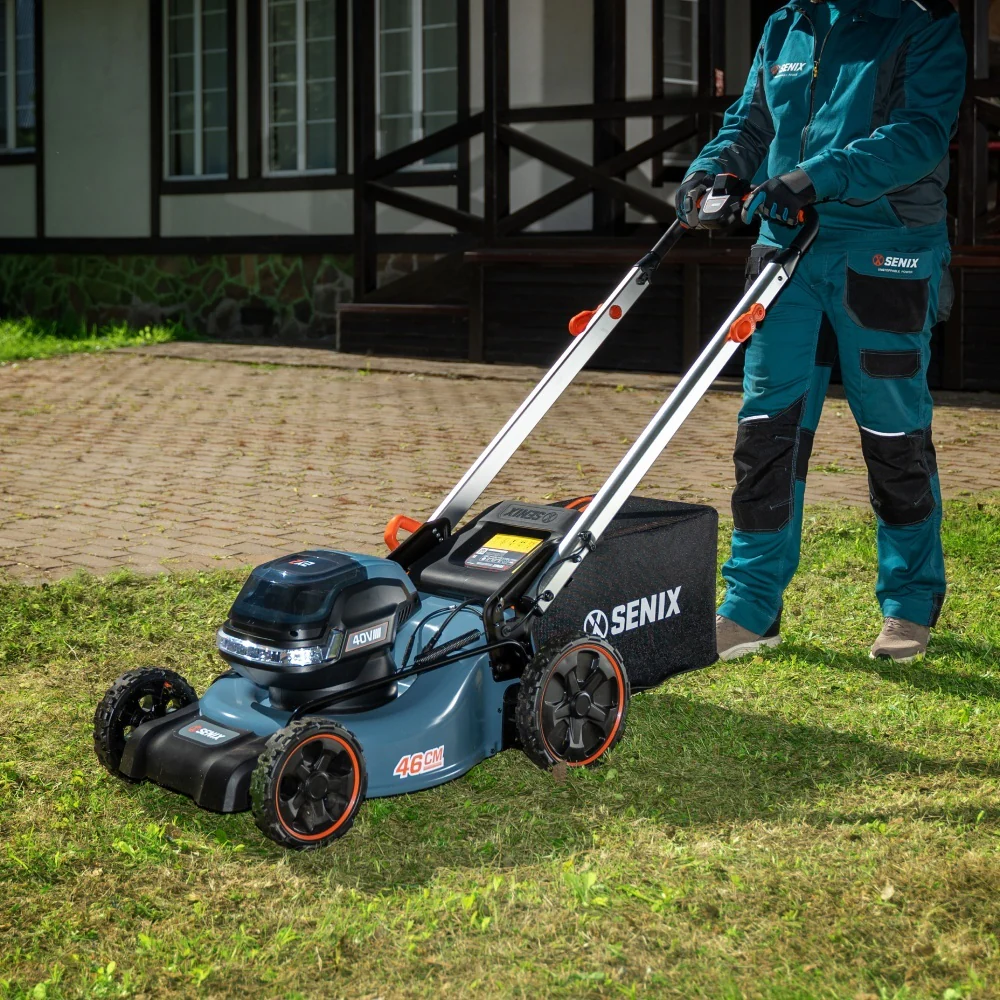 SENIX 2X2 36V Brushless 46cm (18") Self-Propelled Lawnmower Kit (2 EXTRA BATTERIES FREE) FREE DELIVERY AUSTRALIA WIDE - Image 3