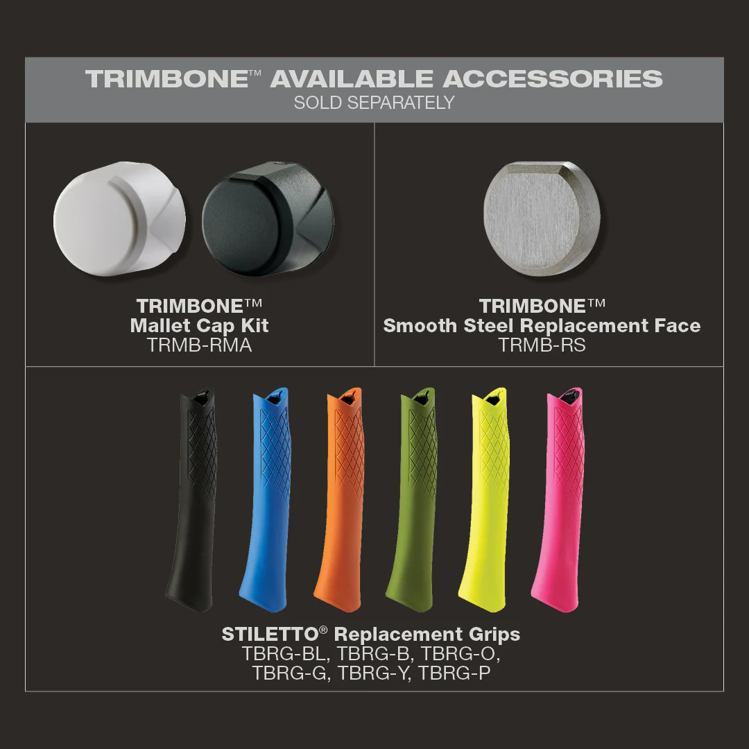 Stiletto 10oz TRIMBONE⢠Smooth/Curve Titanium hammer - Image 3